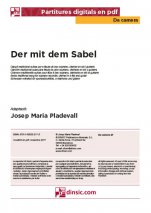 Der mit dem Sabel-Da Camera (piezas sueltas en pdf)-Escuelas de Música i Conservatorios Grado Elemental-Partituras Básico