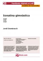 Sonatina gimnàstica-Sonatines de Carnestoltes (publicación en pdf)-Escuelas de Música i Conservatorios Grado Elemental-Partituras Básico