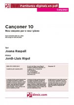 Cançoner 10-Cançoner (publicación en pdf)-Partituras Básico