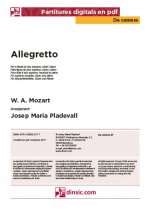 Allegretto-Da Camera (peces soltes en pdf)-Escoles de Música i Conservatoris Grau Elemental-Partitures Bàsic