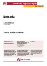 Entrada-Da Camera (piezas sueltas en pdf)-Partituras Básico
