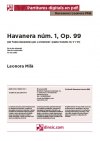 Havanera núm. 1, Op. 99