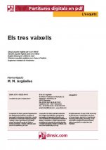 Els tres vaixells-L'Esquitx (peces soltes en pdf)-Escoles de Música i Conservatoris Grau Elemental-Partitures Bàsic