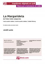 La Margarideta-Música para instrumentos de cobla (piezas sueltas en pdf)-Música Tradicional Catalunya