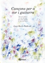 Cançons per a cor i guitarra-Música vocal (publicació en paper)-Partitures Intermig