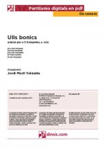 Ulls bonics-Da Camera (piezas sueltas en pdf)-Escuelas de Música i Conservatorios Grado Elemental-Partituras Básico