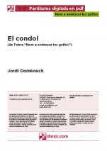 El condol-Nem a endreçar les golfes (separate PDF pieces)-Music Schools and Conservatoires Elementary Level-Scores Elementary