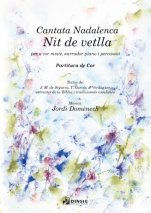 Cantata Nadalenca Nit de vetlla. Versión con piano y percusión / Versión con conjunto instrumental. (Particela del coro)-Música vocal (publicación en papel)-Partituras Básico