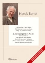 9. Vuit cançons de Nadal-Songs by Narcís Bonet-Christmas-Music Schools and Conservatoires Elementary Level-Scores Elementary
