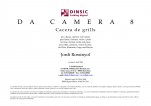 Da Camera 8-Da Camera (publicació en pdf)-Partitures Bàsic