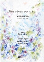 Tres obres per a cor-Música vocal (publicación en papel)-Partituras Intermedio