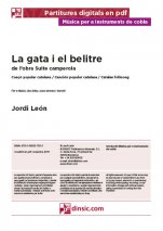 La gata i el belitre-Música para instrumentos de cobla (piezas sueltas en pdf)-Música Tradicional Catalunya