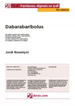 Dabarabaríbolus-Da Camera (peces soltes en pdf)-Escoles de Música i Conservatoris Grau Elemental-Partitures Bàsic