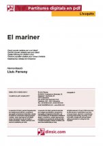 El mariner-L'Esquitx (separate PDF pieces)-Music Schools and Conservatoires Elementary Level-Scores Elementary