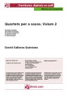 Quartets per a saxos. Volum 2