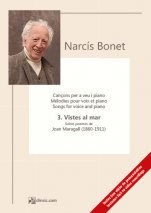 3. Vistes al mar-Cançons de Narcís Bonet-Escuelas de Música i Conservatorios Grado Superior-Partituras Avanzado