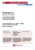 Madrigal IX-Música coral catalana (peces soltes en pdf)-Partitures Intermig