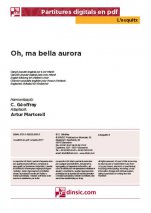 Oh, ma bella aurora-L'Esquitx (separate PDF pieces)-Music Schools and Conservatoires Elementary Level-Scores Elementary