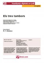 Els tres tambors-L'Esquitx (separate PDF pieces)-Music Schools and Conservatoires Elementary Level-Scores Elementary