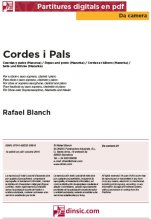 Cordes i Pals-Da Camera (piezas sueltas en pdf)-Partituras Básico