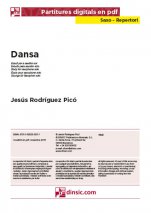 Dansa-Repertorio para Saxo (piezas sueltas en pdf)-Partituras Básico