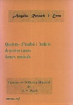 Quaderns d'anàlisi i audició de formes musicals-Audició i anàlisi-Escoles de Música i Conservatoris Grau Mitjà