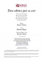 Tres obres per a cor-Música vocal (digital PDF copy)-Scores Intermediate