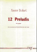 12 Preludios-Música instrumental (publicación en papel)-Partituras Intermedio