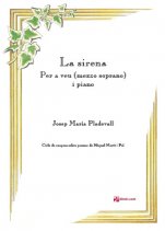 La sirena, per a veu (mezzo soprano) i piano-Quaderns de cançó (publicació en paper)-Music Schools and Conservatoires Intermediate Level-Scores Intermediate