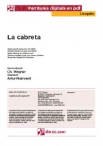 La cabreta-L'Esquitx (peces soltes en pdf)-Escoles de Música i Conservatoris Grau Elemental-Partitures Bàsic