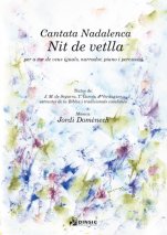 Cantata Nadalenca Nit de vetlla. Versió per a veus iguals, piano i percussió. (Partitura general)-Christmas-Música vocal (paper copy)-Scores Elementary-Scores Intermediate