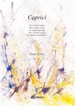 Caprici per a clarinet i piano-Música instrumental (publicació en paper)-Partitures Avançat