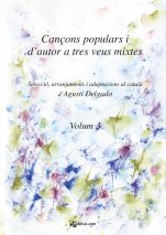 Cançons populars i d'autor a tres veus mixtes-Música vocal (publicació en paper)-Escoles de Música i Conservatoris Grau Mitjà-Partitures Intermig