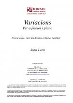 Variacions sobre un tema d'estil popular-Music for Cobla Instruments (digital PDF copy)-Traditional Music Catalonia