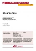 El carbonero-L'Esquitx (piezas sueltas en pdf)-Escuelas de Música i Conservatorios Grado Elemental-Partituras Básico