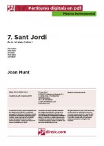 Sant Jordi-Música instrumental (peces soltes en pdf)-Partitures Bàsic