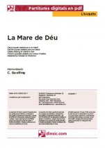 La Mare de Déu-L'Esquitx (separate PDF pieces)-Music Schools and Conservatoires Elementary Level-Scores Elementary