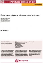 Peça núm. 8 per a piano a quatre mans-Da Camera (separate PDF pieces)-Scores Elementary