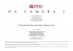 Da Camera 7-Da Camera (publicació en pdf)-Partitures Bàsic