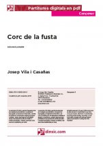 Corc de la fusta-Cançoner (separate PDF pieces)-Music Schools and Conservatoires Elementary Level-Scores Elementary