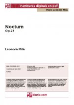 Nocturn op. 23-Col·lecció Piano Leonora Milà (separate PDF pieces)-Music Schools and Conservatoires Intermediate Level-Music Schools and Conservatoires Advanced Level-Musicography-University Level