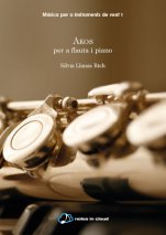 Akos per a flauta i piano-Música per a instruments de vent (paper - Notes in Cloud)-Escoles de Música i Conservatoris Grau Elemental-Partitures Bàsic