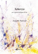 Scherzo, per a quartet de flautes de bec-Instrumental Music (paper copy)-Music Schools and Conservatoires Intermediate Level-Scores Intermediate