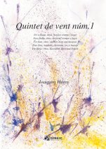 Quintet de vent núm. 1-Música instrumental (publicación en papel)-Partituras Avanzado