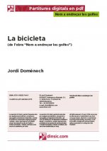 La bicicleta-Nem a endreçar les golfes (separate PDF pieces)-Music Schools and Conservatoires Elementary Level-Scores Elementary