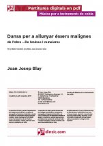 Dansa per a allunyar éssers malignes-Música para instrumentos de cobla (piezas sueltas en pdf)-Partituras Avanzado-Música Tradicional Catalunya