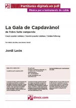 La Gala de Capdavànol-Música per a instruments de cobla (peces soltes en pdf)-Música Tradicional Catalunya