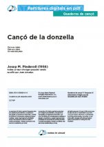 Cançó de la donzella-Quaderns de cançó (peces soltes en pdf)-Escoles de Música i Conservatoris Grau Mitjà-Partitures Intermig