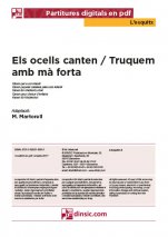 Els ocells canten - Truquem amb mà forta-L'Esquitx (separate PDF pieces)-Music Schools and Conservatoires Elementary Level-Scores Elementary