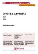 Sonatina submarina-Sonatines de Carnestoltes (publicación en pdf)-Escuelas de Música i Conservatorios Grado Elemental-Partituras Básico